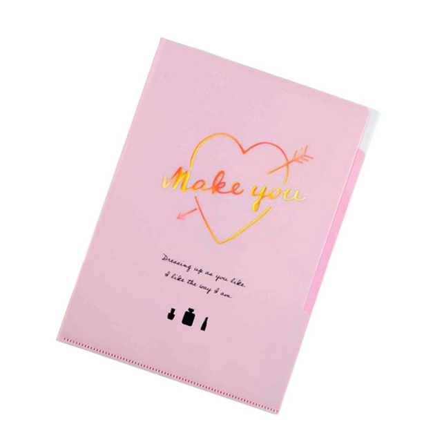 彩印+雷射燙金五層PP文件夾