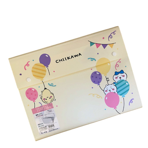 A4釘釦式風琴夾(CHIIKAWA)