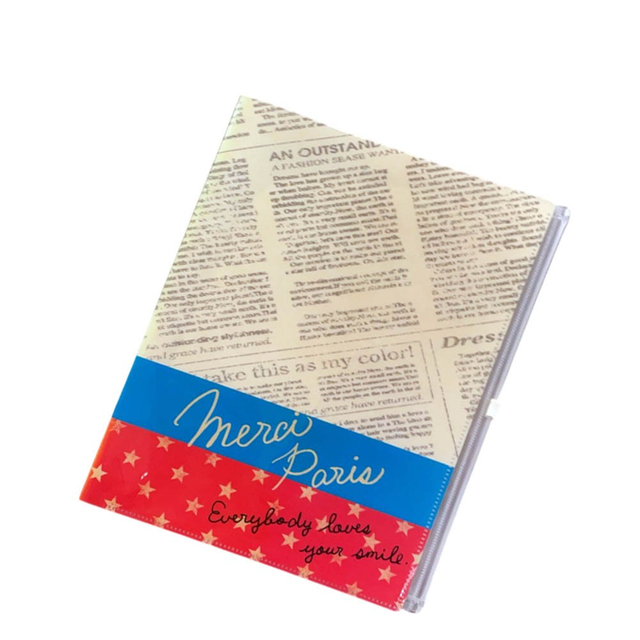 6入文件夾鏈袋(Merci Paris)