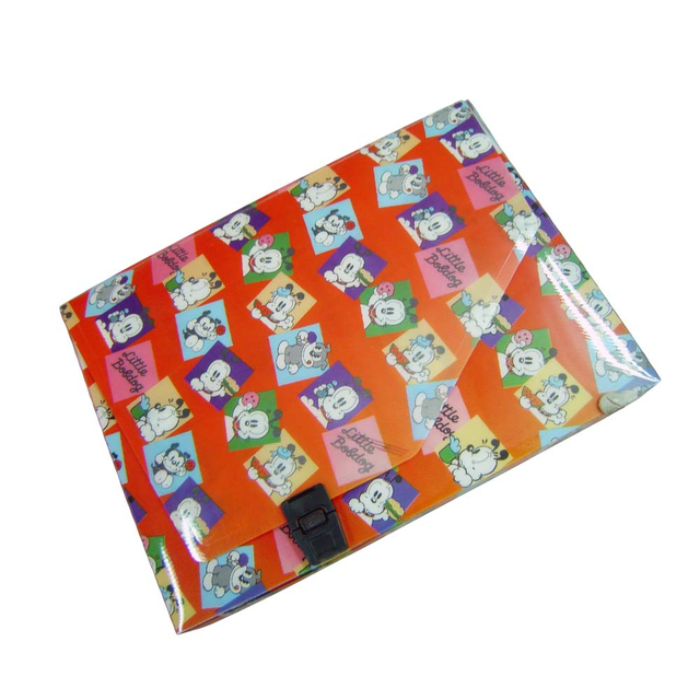 PP盒 斜開式手提公文盒(巴布豆Bobdog)