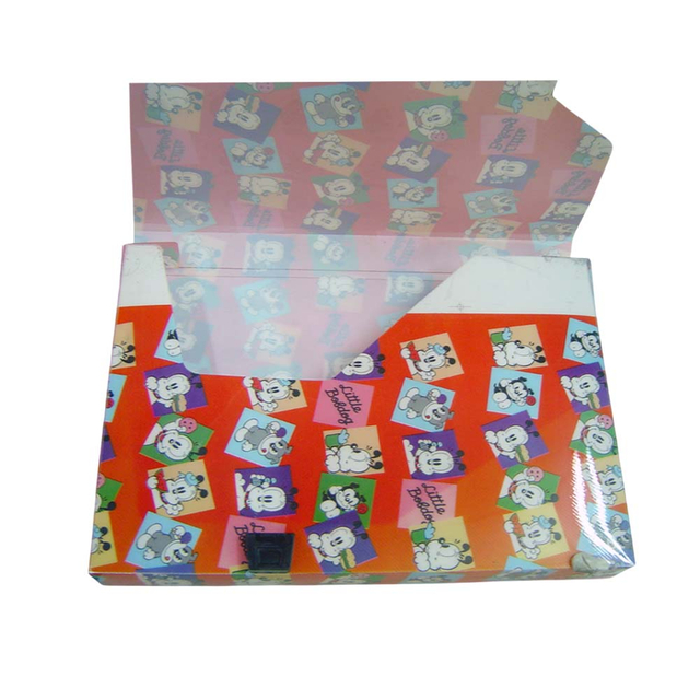 PP盒 斜開式手提公文盒(巴布豆Bobdog)