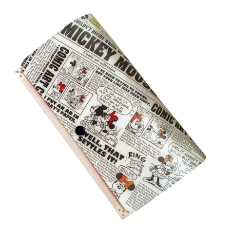 check10格壓釦風琴夾(Mickey)