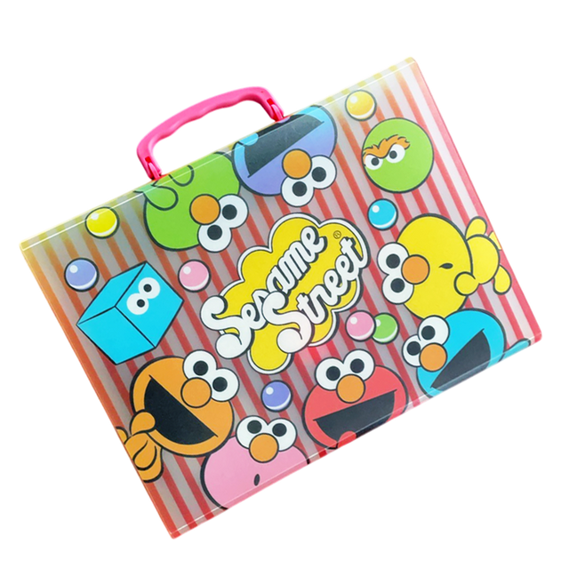 PP盒 手提公文盒(sesame street)