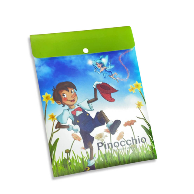 單釘釦式厚板直式袋(Pinocchio)